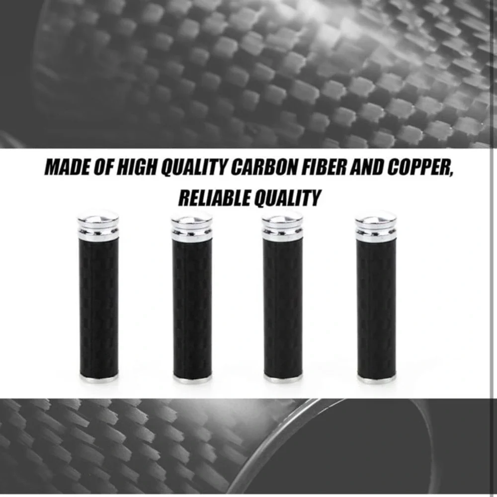 4 Piece Car Door Lock Knob Carbon Fiber Car Door Lock Knob Bolt Door Lock Bolt